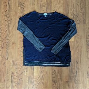 Old Navy Sweater, Navy and Gray- Size Small